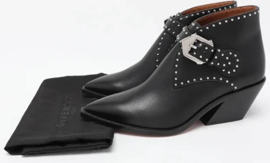 Givenchy Pre-owned Leather boots Black Dames