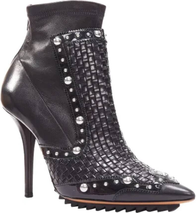 Givenchy Pre-owned Leather boots Black Dames