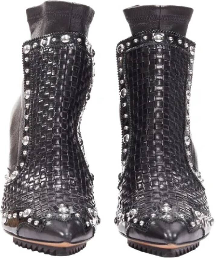 Givenchy Pre-owned Leather boots Black Dames