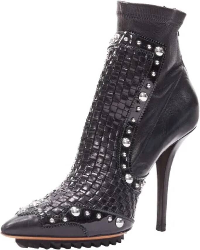 Givenchy Pre-owned Leather boots Black Dames