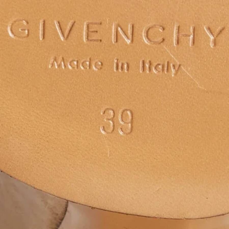 Givenchy Pre-owned Leather boots Brown Dames