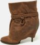 Givenchy Pre-owned Leather boots Brown Dames - Thumbnail 2