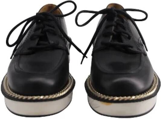 Givenchy Pre-owned Leather flats Black Dames