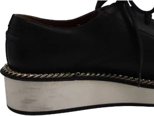 Givenchy Pre-owned Leather flats Black Dames