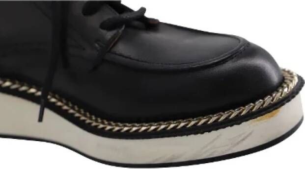 Givenchy Pre-owned Leather flats Black Dames