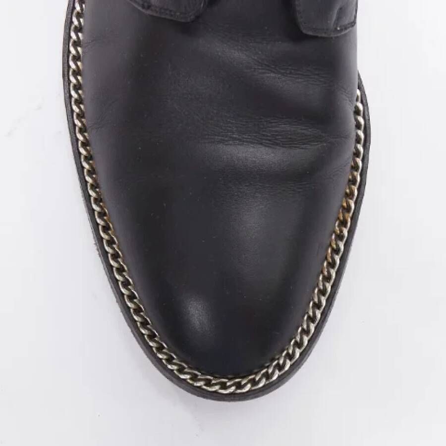 Givenchy Pre-owned Leather flats Black Dames