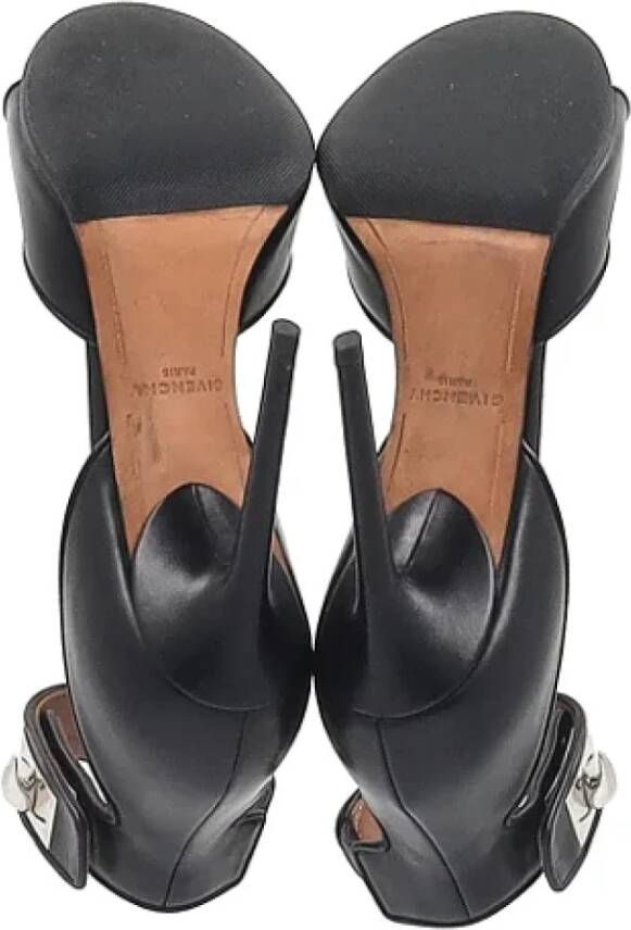 Givenchy Pre-owned Leather heels Black Dames