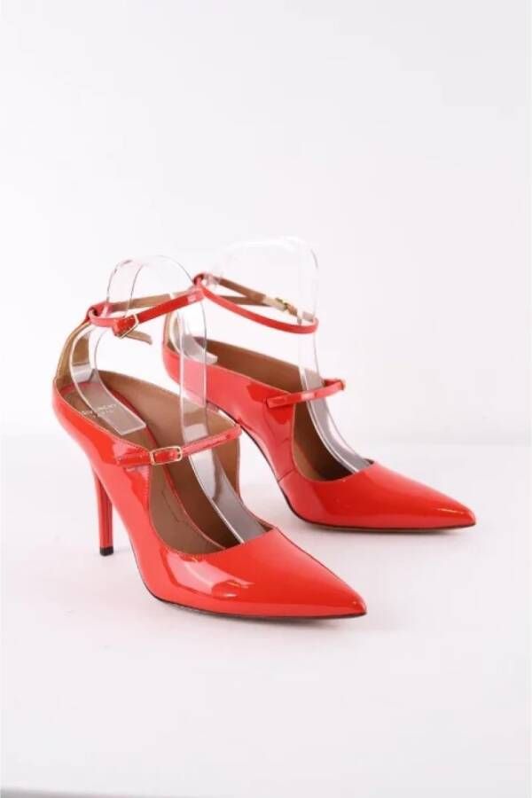 Givenchy Pre-owned Leather heels Red Dames