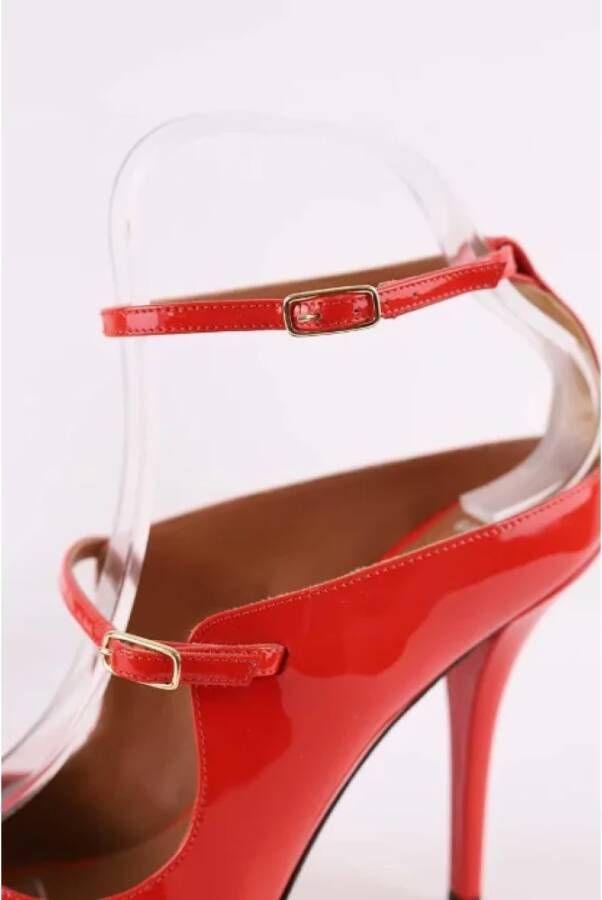 Givenchy Pre-owned Leather heels Red Dames