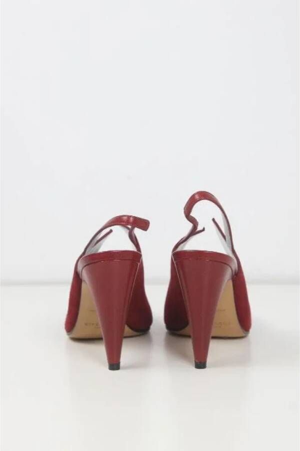 Givenchy Pre-owned Leather heels Red Dames