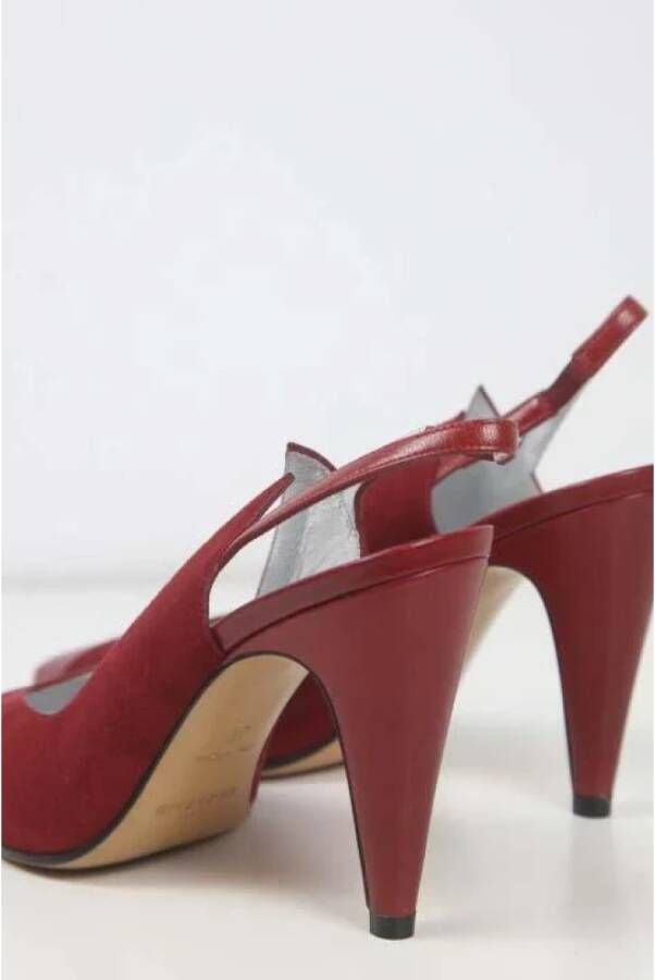 Givenchy Pre-owned Leather heels Red Dames