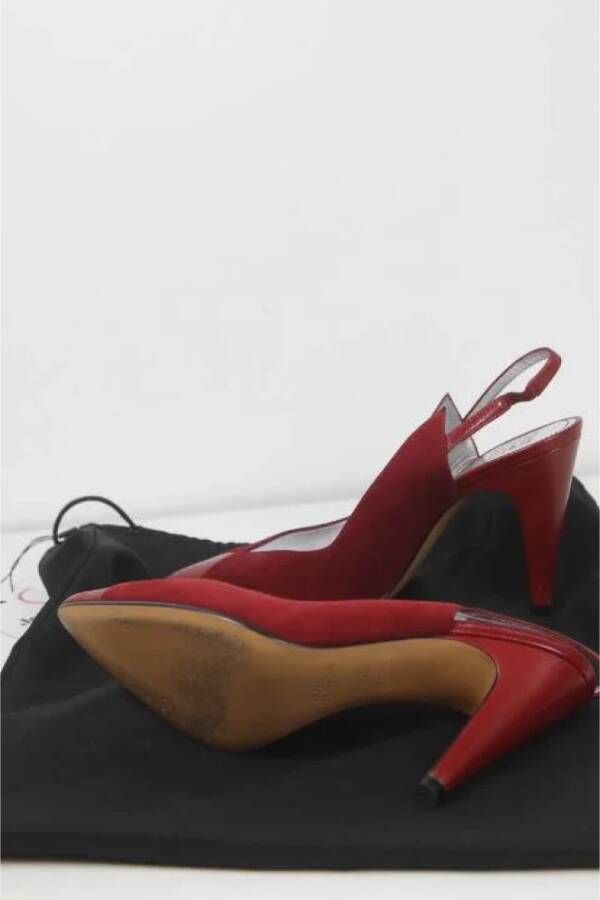 Givenchy Pre-owned Leather heels Red Dames