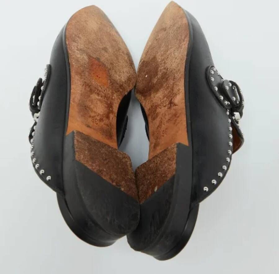 Givenchy Pre-owned Leather mules Black Dames