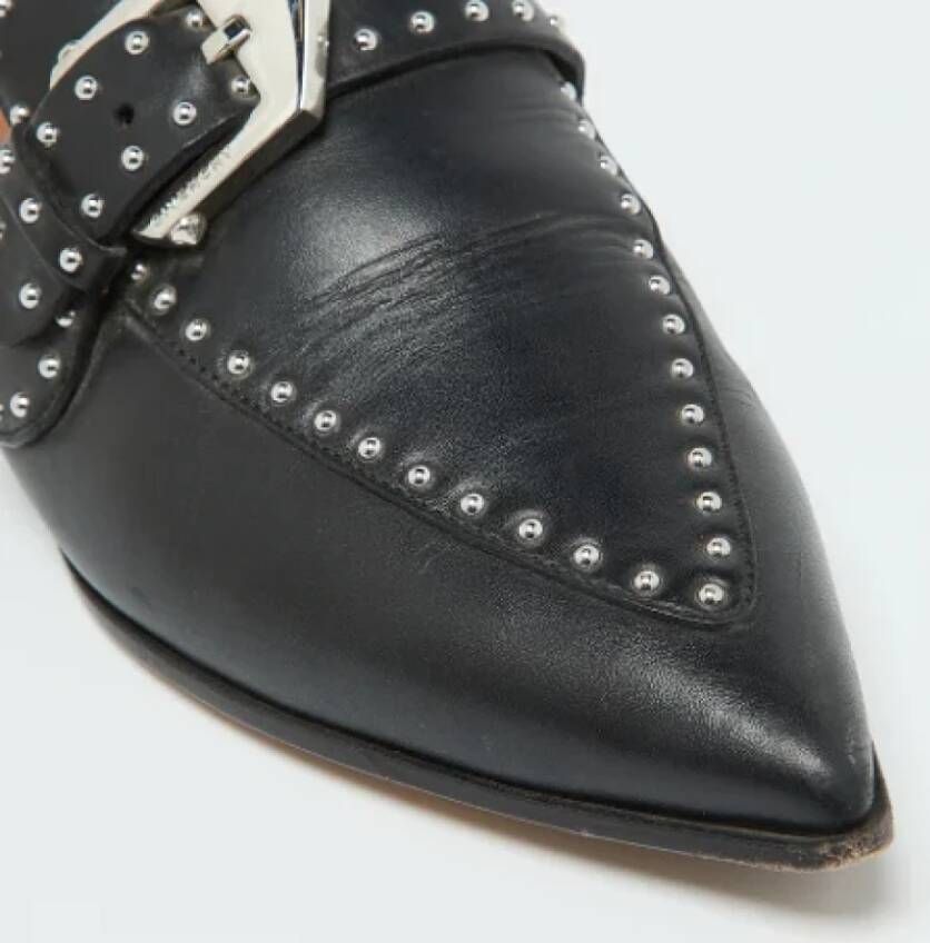 Givenchy Pre-owned Leather mules Black Dames