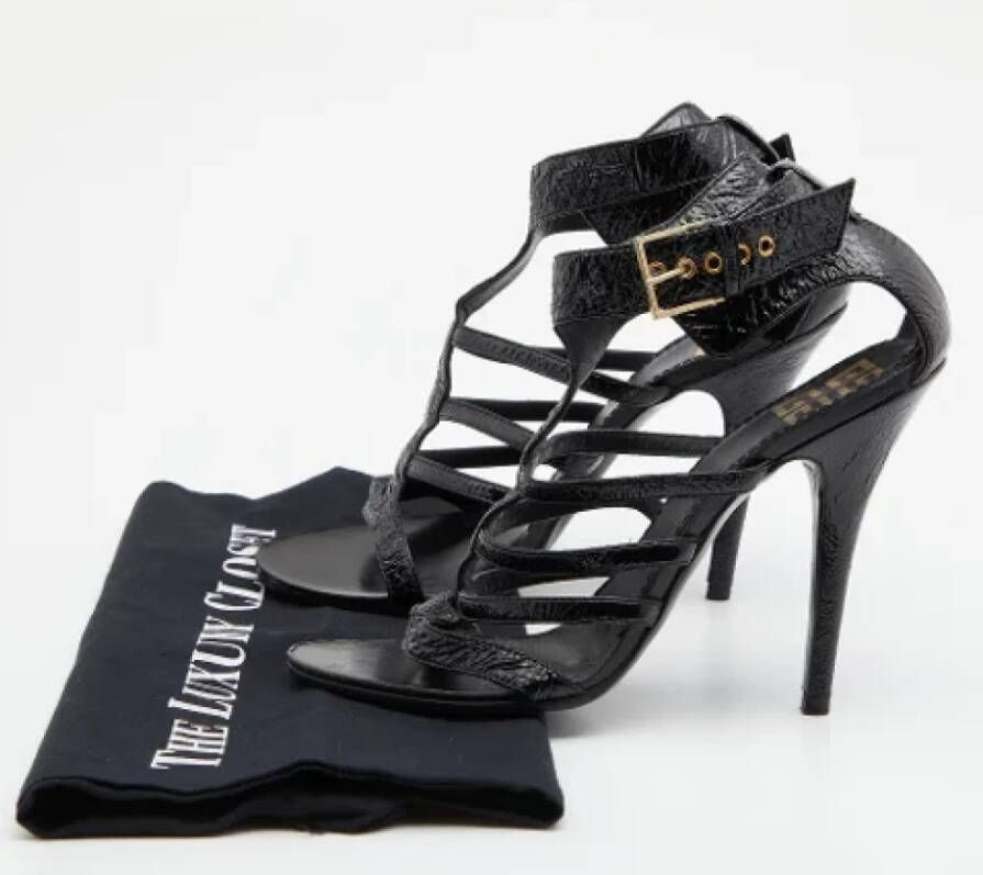 Givenchy Pre-owned Leather sandals Black Dames