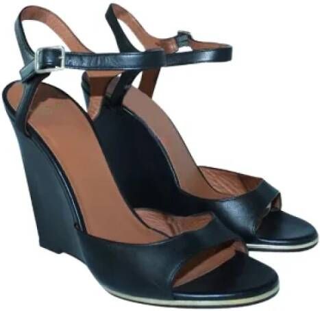 Givenchy Pre-owned Leather sandals Black Dames