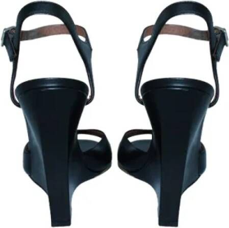 Givenchy Pre-owned Leather sandals Black Dames