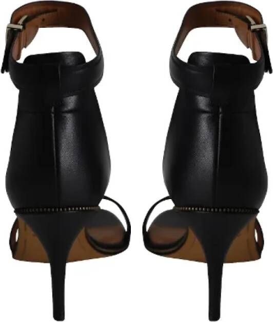 Givenchy Pre-owned Leather sandals Black Dames