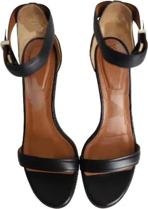 Givenchy Pre-owned Leather sandals Black Dames