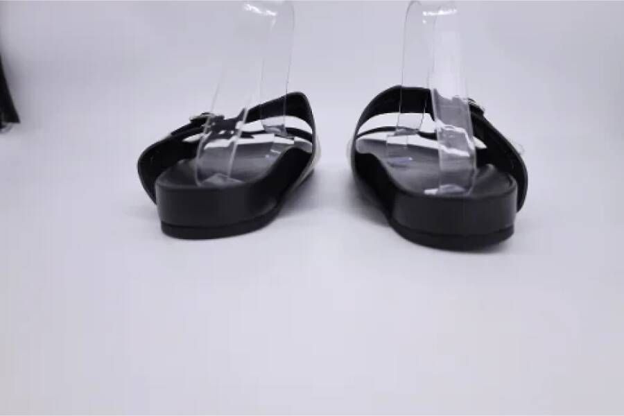 Givenchy Pre-owned Leather sandals Black Dames