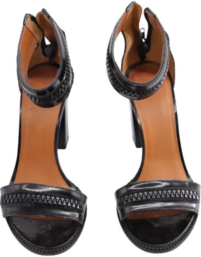 Givenchy Pre-owned Leather sandals Black Dames