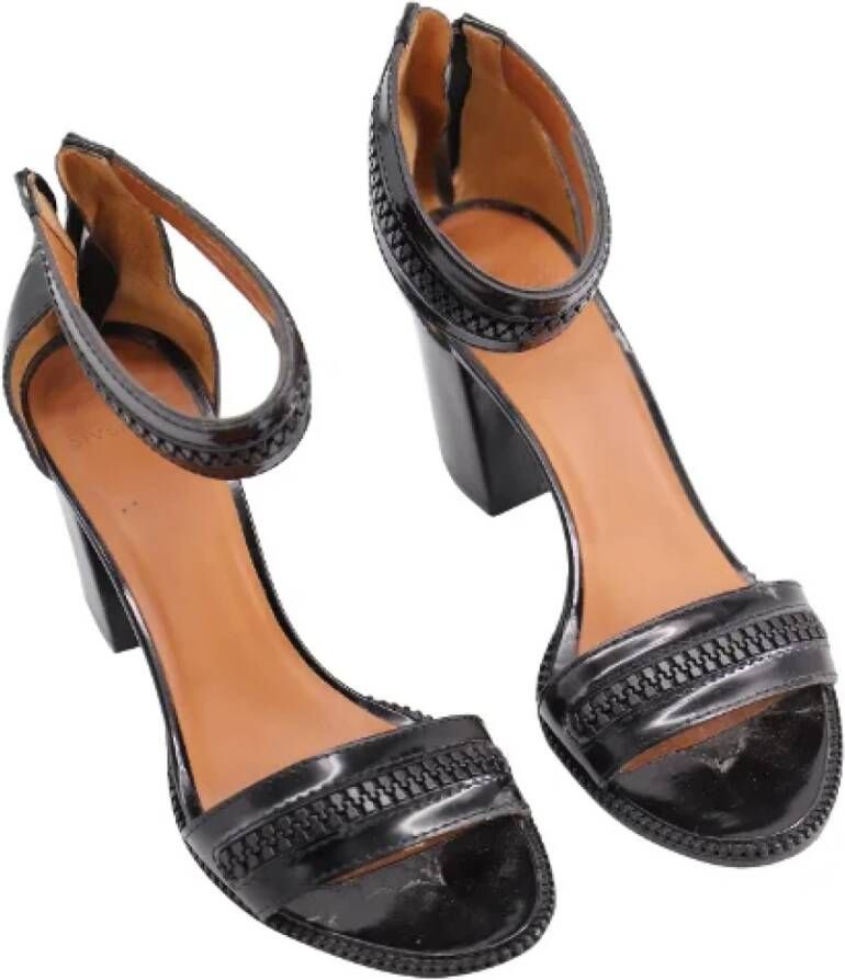 Givenchy Pre-owned Leather sandals Black Dames