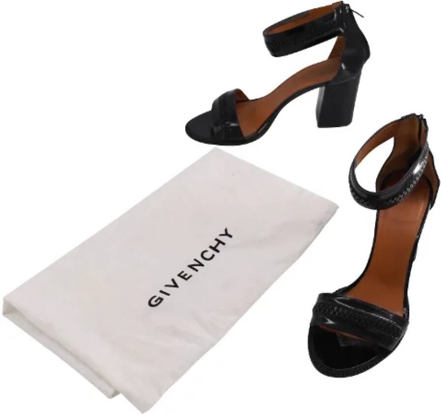 Givenchy Pre-owned Leather sandals Black Dames