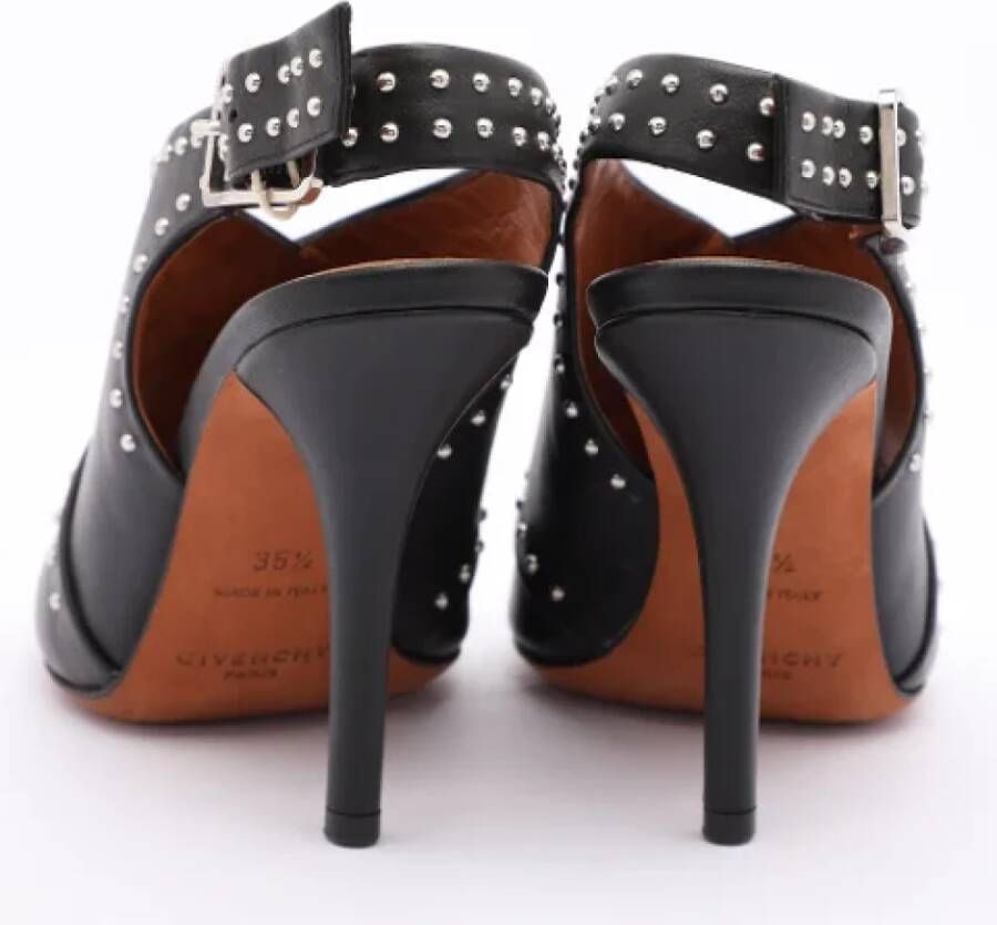 Givenchy Pre-owned Leather sandals Black Dames