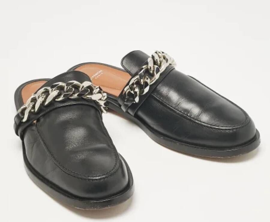 Givenchy Pre-owned Leather sandals Black Dames