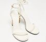 Givenchy Pre-owned Leather sandals White Dames - Thumbnail 2