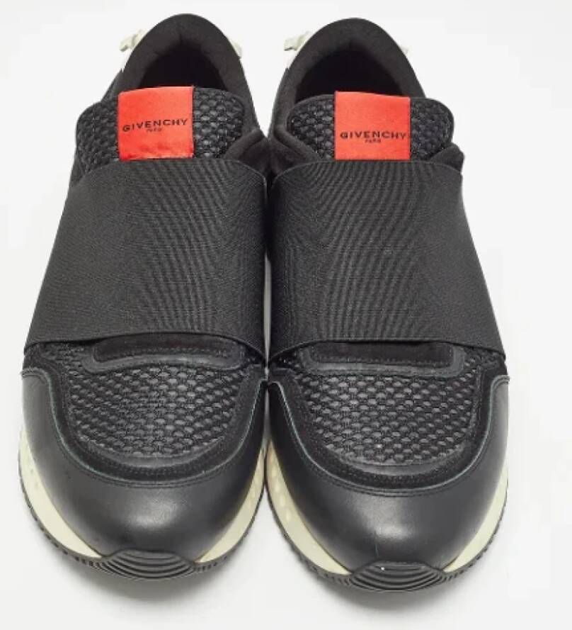 Givenchy Pre-owned Leather sneakers Black Dames