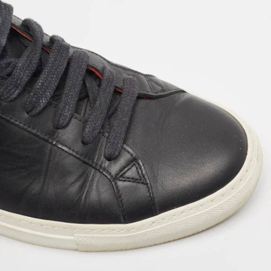 Givenchy Pre-owned Leather sneakers Black Dames