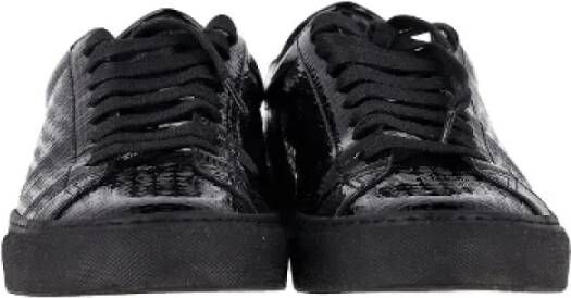 Givenchy Pre-owned Leather sneakers Black Heren