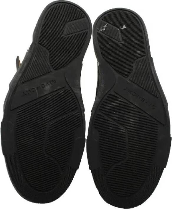 Givenchy Pre-owned Leather sneakers Black Heren