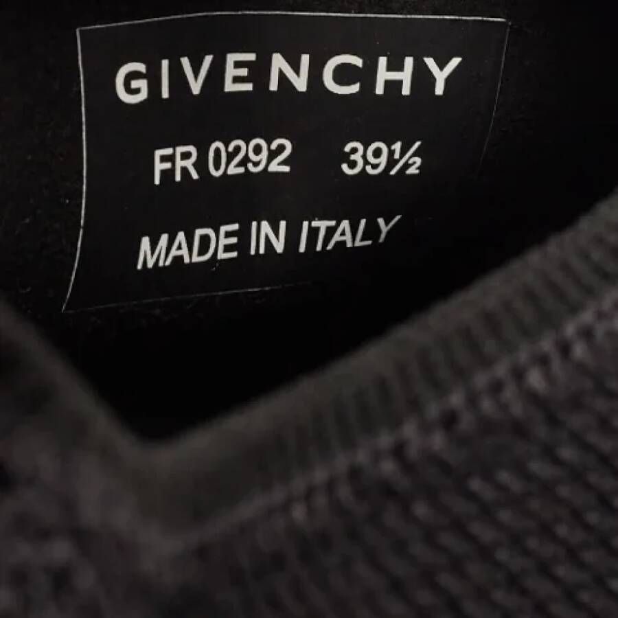 Givenchy Pre-owned Leather sneakers Black Heren