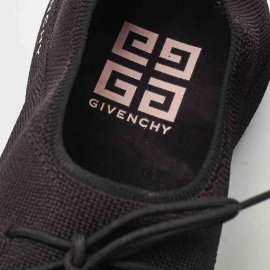 Givenchy Pre-owned Leather sneakers Black Heren