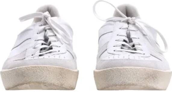 Givenchy Pre-owned Leather sneakers White Heren