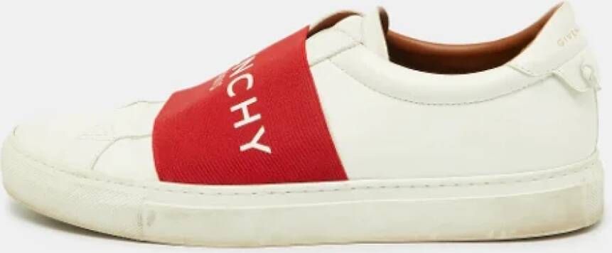 Givenchy Pre-owned Leather sneakers White Heren