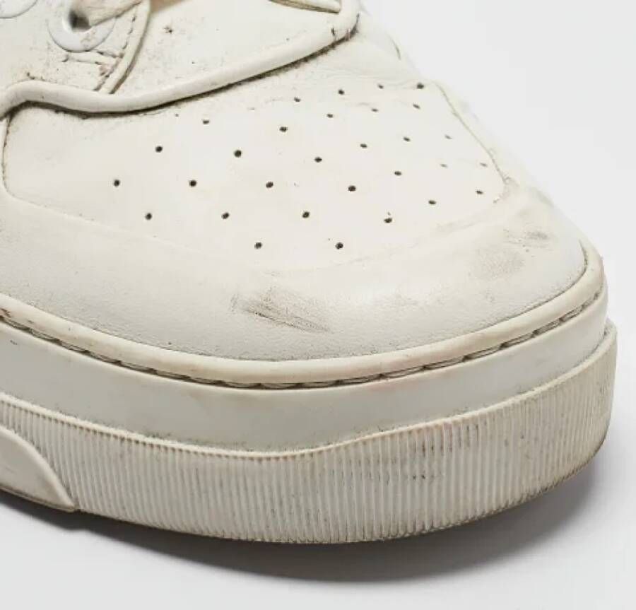 Givenchy Pre-owned Leather sneakers White Heren