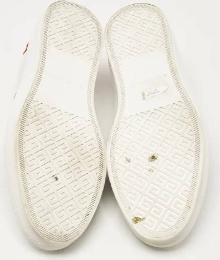 Givenchy Pre-owned Leather sneakers White Heren