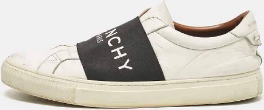 Givenchy Pre-owned Leather sneakers White Heren