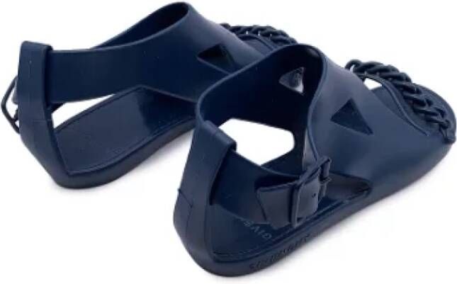 Givenchy Pre-owned Rubber sandals Blue Dames