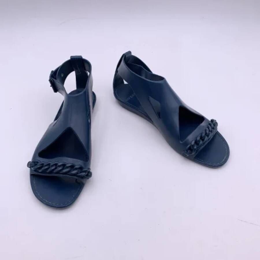 Givenchy Pre-owned Rubber sandals Blue Dames