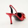 Givenchy Rode leren puntige neus hakken Red Dames - Thumbnail 4