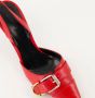 Givenchy Rode leren puntige neus hakken Red Dames - Thumbnail 5