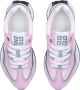 Givenchy Roze Suède Sneakers met Stoffen Details Pink - Thumbnail 3