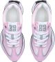 Givenchy Roze Suède Sneakers met Stoffen Details Pink - Thumbnail 7