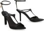 Givenchy Satijnen sandalen met verstelbare enkelband Black Dames - Thumbnail 2