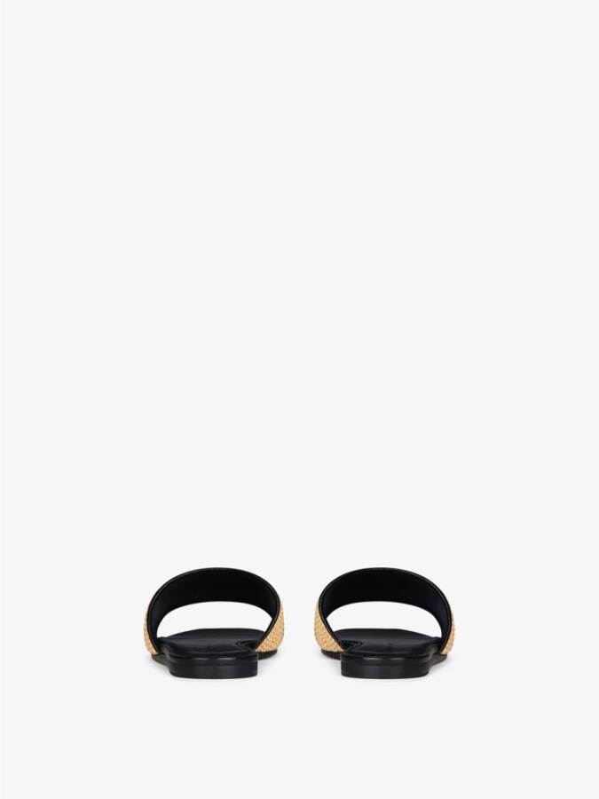 Givenchy Luxe Zwarte Sliders Zwart Dames