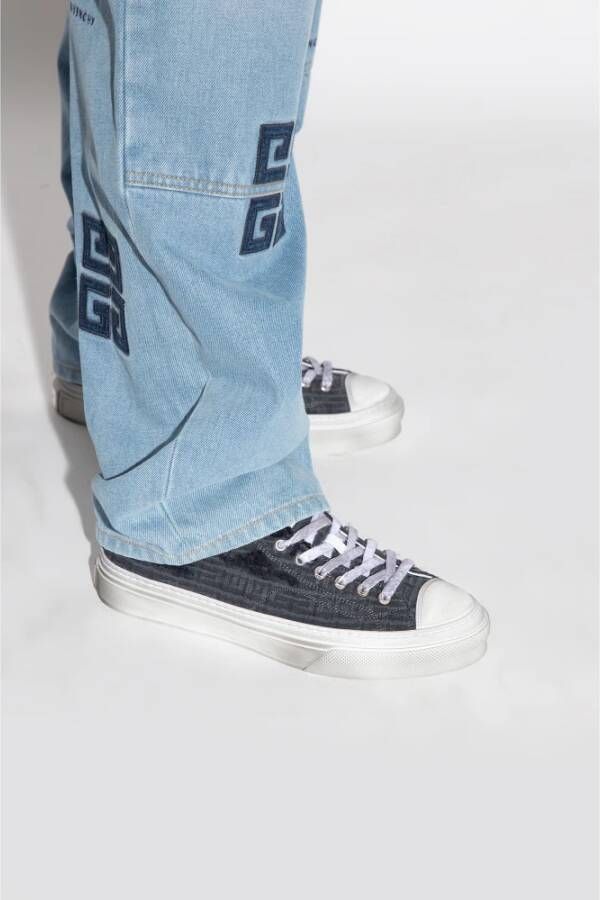 Givenchy Sneakers met logo Blue Heren